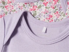 Name It pastel lilac flower body (3-pak)